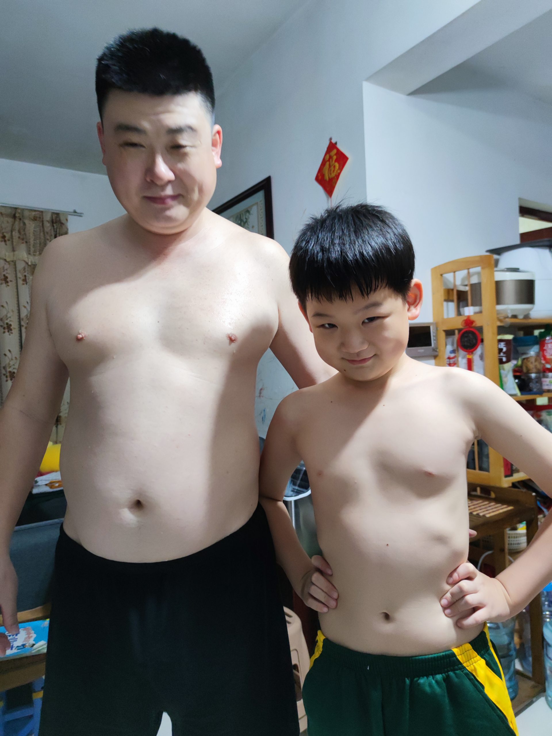 看看谁有大肚子
