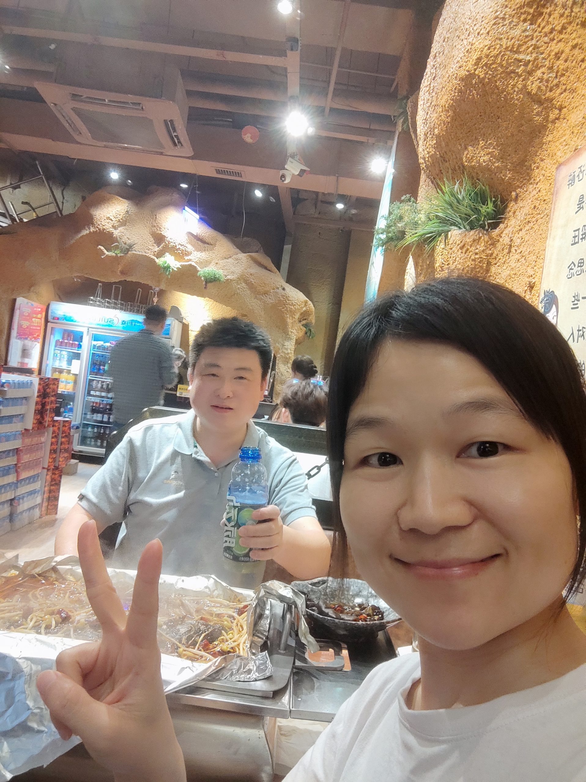 我和宝贝吃晚餐